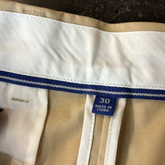 FJ FootJoy 1857 Stretch Cotton Khaki Golf Pants size 30 - Picture 5 of 8